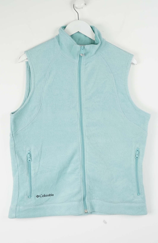 VINTAGE COLUMBIA FLEECE VEST SWEATER (S)