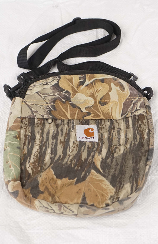 VINTAGE REWORK REAL TREE SHOULDER BAG