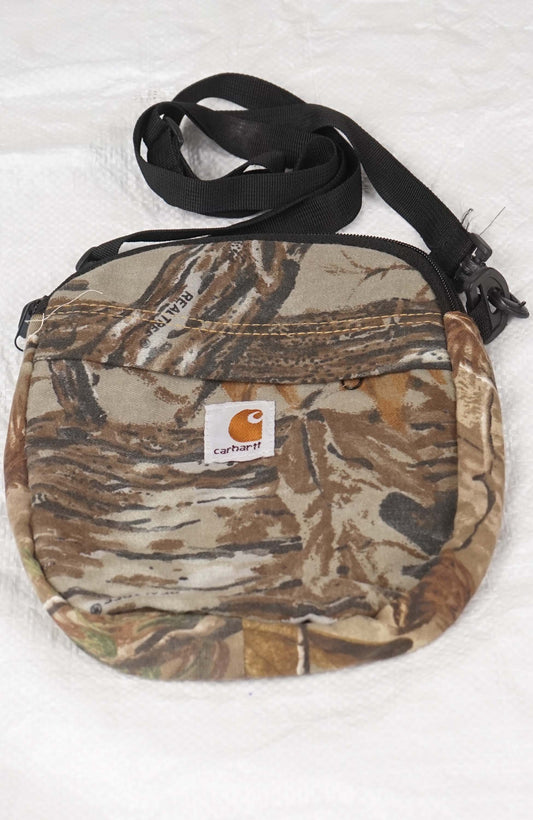 VINTAGE REWORK REAL TREE SHOULDER BAG