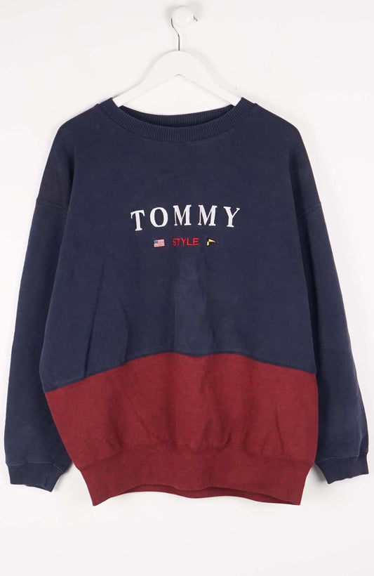VINTAGE TOMMY HILFIGER SWEATER (L) 90'S BOOTLEG