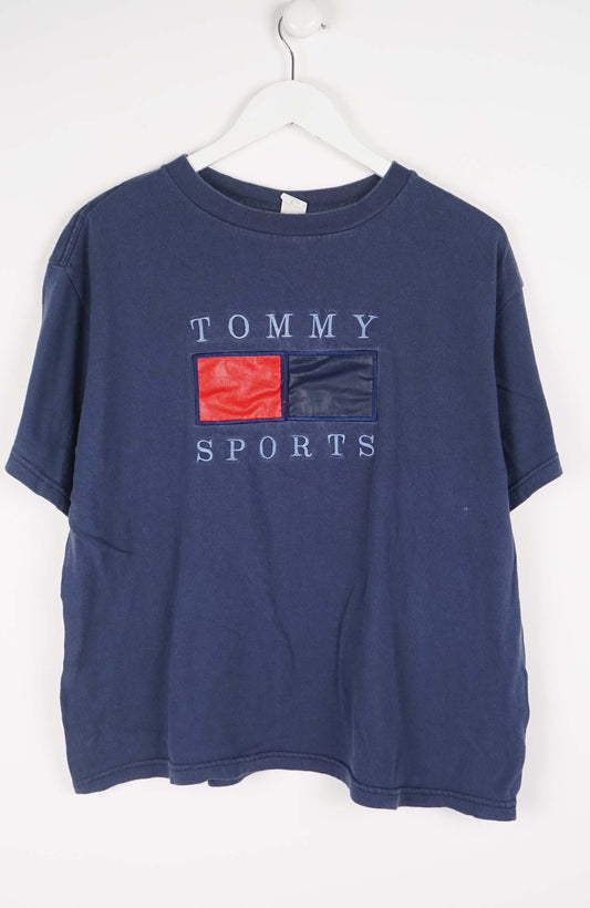 VINTAGE TOMMY SPORTS T-SHIRT (M) 90'S BOOTLEG