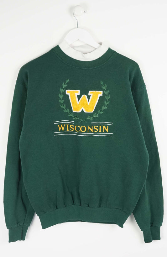 VINTAGE WISCONSIN UNIVERSITY SWEATER (S)