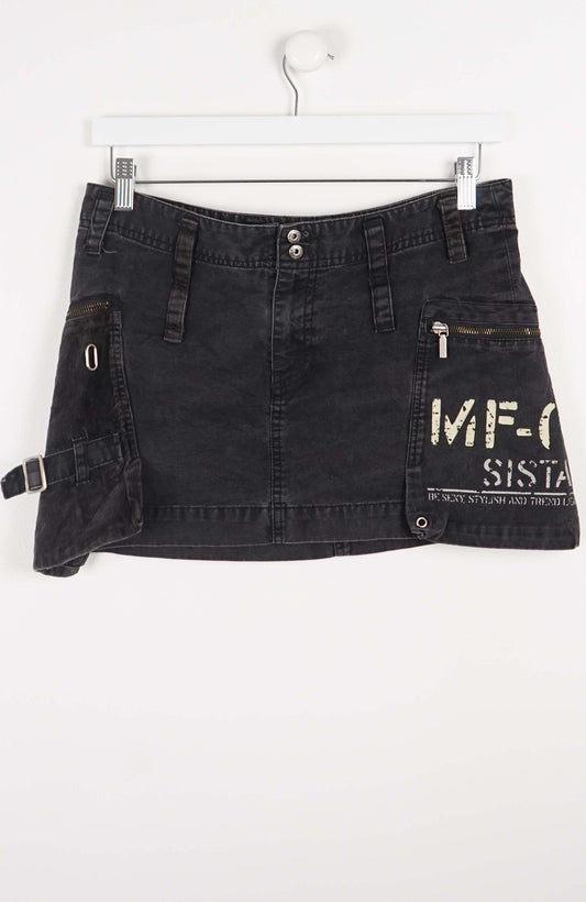 VINTAGE Y2K DENIM SKIRT (SIZE 14)