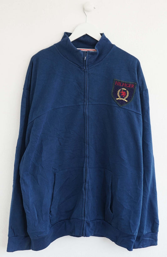 VINTAGE TOMMY HILFIGER FULL ZIP SWEATER (XXL)