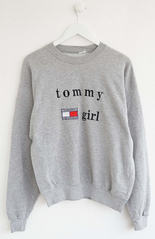 VINTAGE TOMMY HILFIGER SWEATER (S) 90'S BOOTLEG