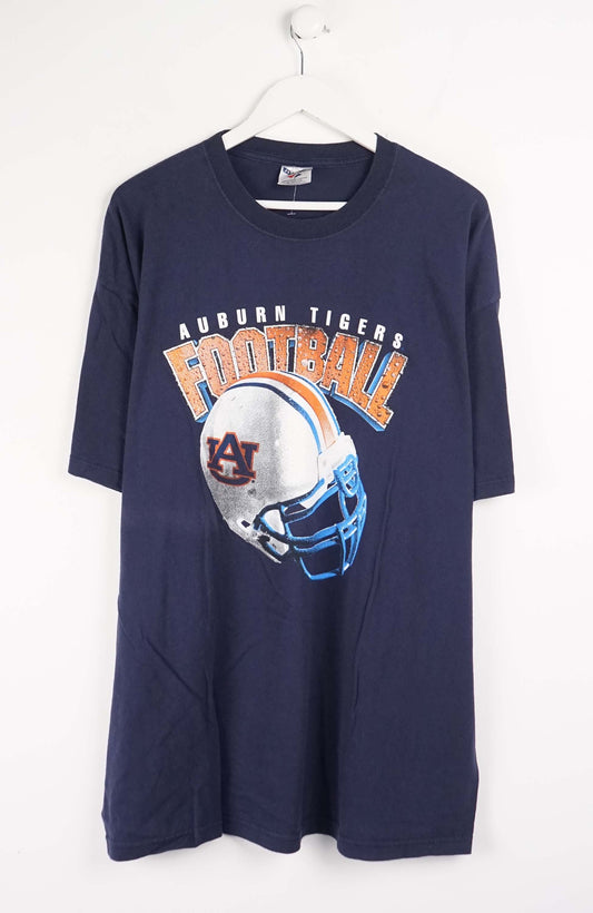 VINTAGE AUBURN TIGERS FOOTBALL T-SHIRT (XXL)