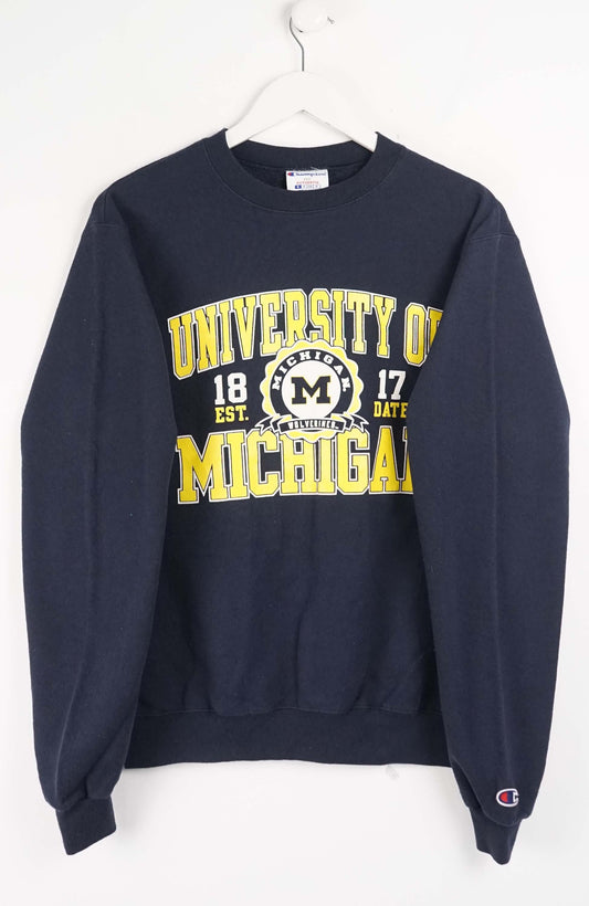 VINTAGE CHAMPION MICHIGAN UNIVERSITY SWEATER (S)