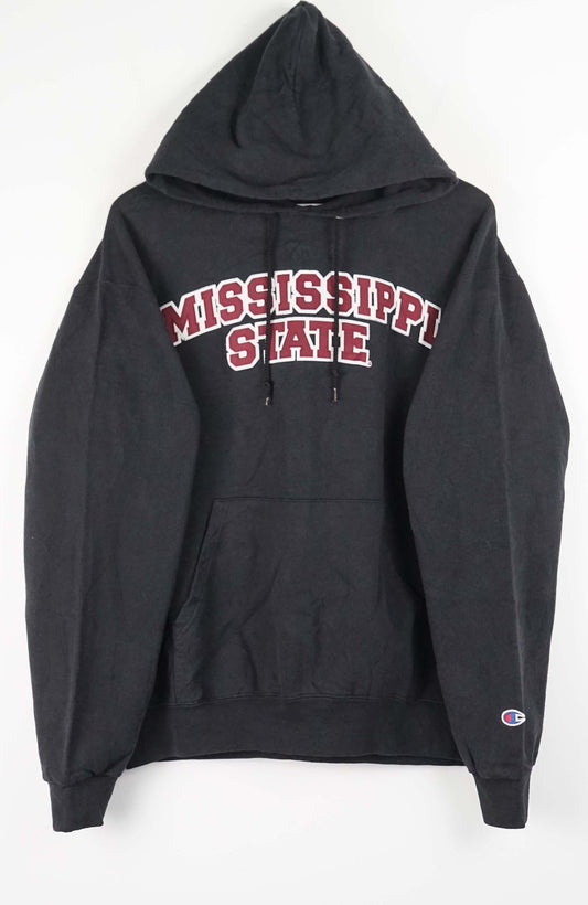 VINTAGE CHAMPION MISSISSIPPI STATE COLLEGE HOODIE SWEATER (M)