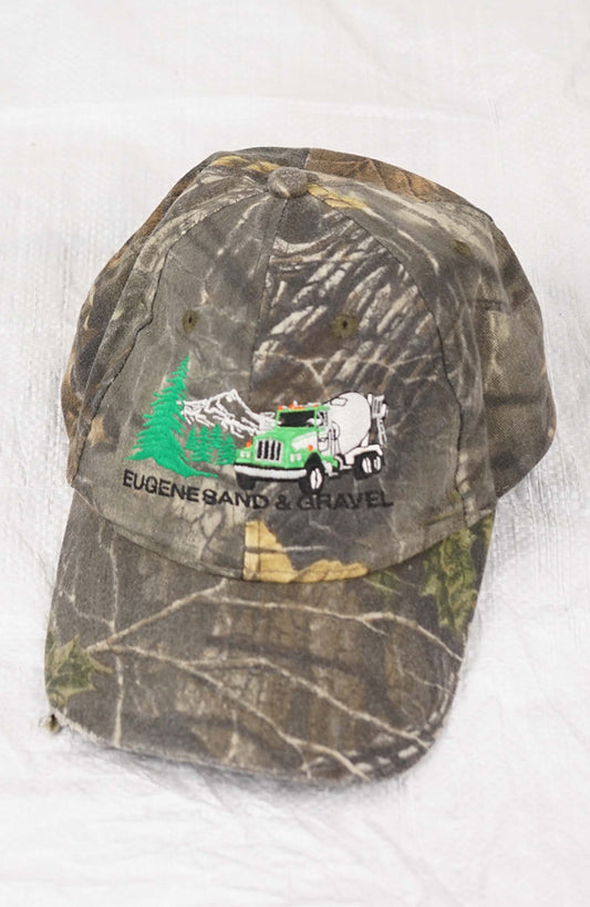 VINTAGE EUGENESAND & GRAVEL REAL TREE HAT