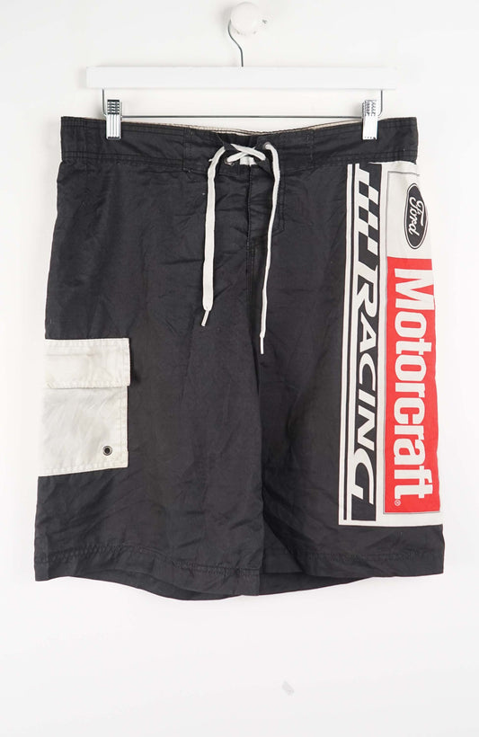 VINTAGE FORD BOARD SHORTS W35