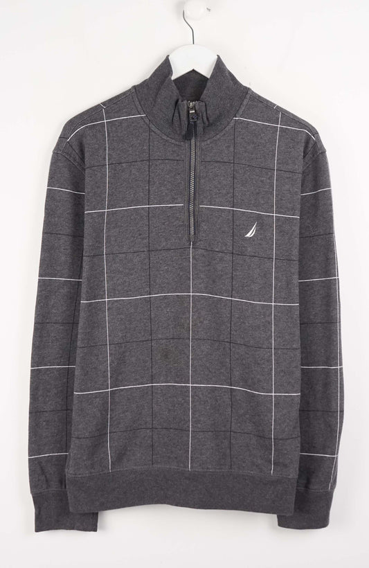 VINTAGE NAUTICA 1/4 ZIP SWEATER (L)