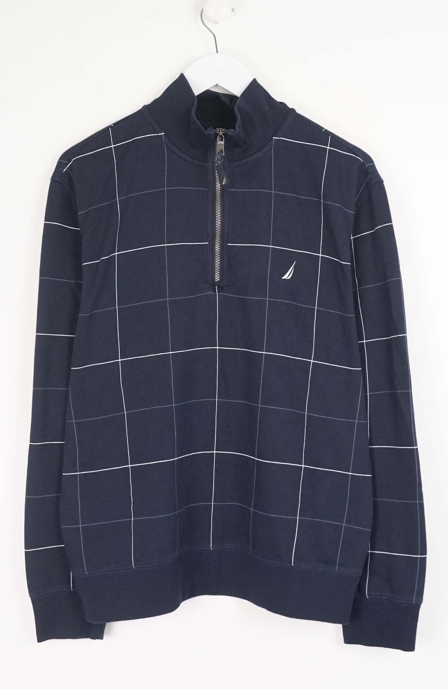 VINTAGE NAUTICA 1/4 ZIP SWEATER (L)