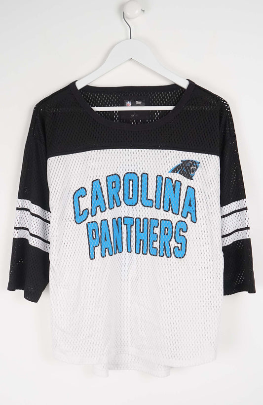VINTAGE NFL CAROLINA PANTHERS CROPPED JERSEY (M)
