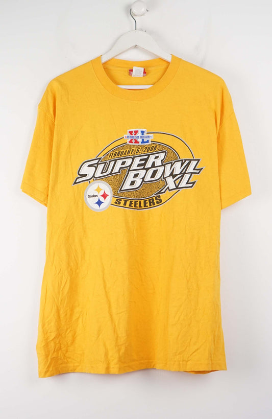 VINTAGE NFL SUPER BOWL FEBRUARY 5TH 2006 T-SHIRT (L)
