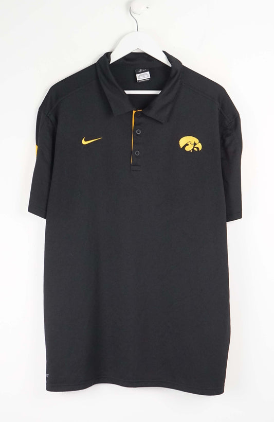 VINTAGE NIKE HAWKEYES POLO JERSEY (XXL)