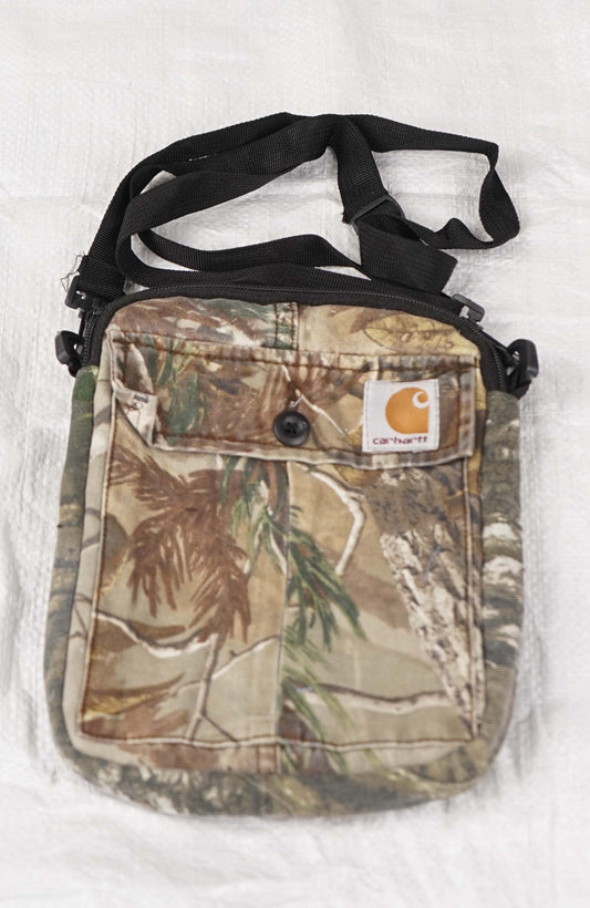 VINTAGE REWORK REAL TREE SHOULDER BAG