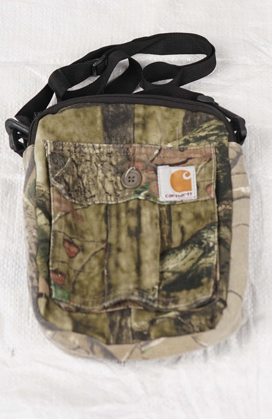 VINTAGE REWORK REAL TREE SHOULDER BAG