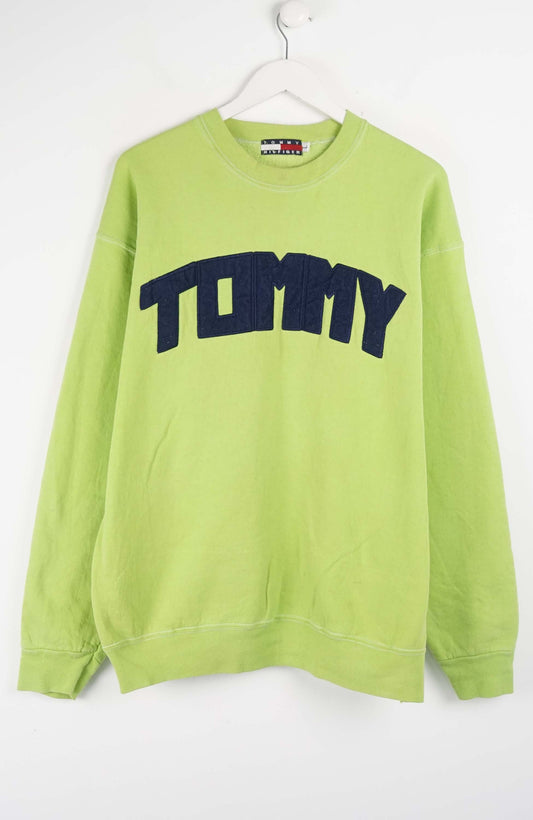 VINTAGE TOMMY HILFIGER SWEATER (XL) 90'S BOOTLEG