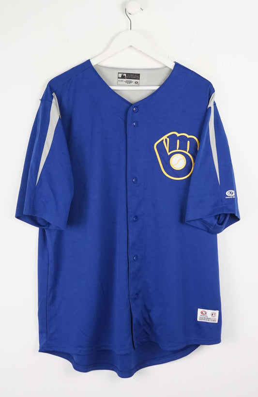 VINTAGE MILWAUKEE BREWERS BASEBALL JERSEY (XL)